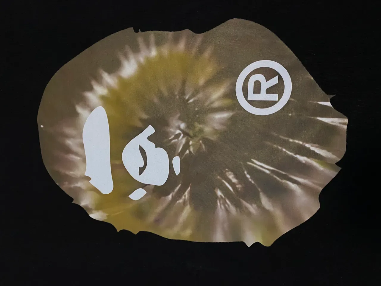 A Bathing Ape Ape Head Tie-Dye Graphic T-Shirt 18