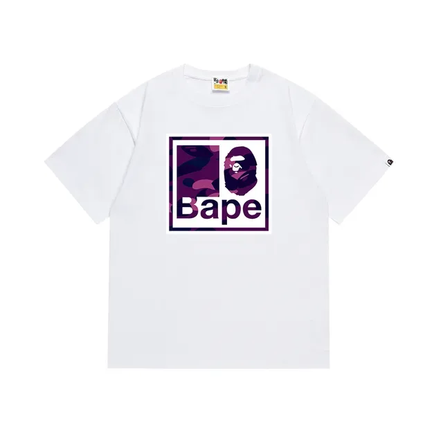 A Bathing Ape Box Logo Camo Graphic T-Shirt 3