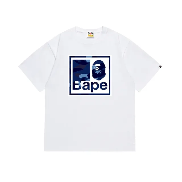 A Bathing Ape Box Logo Camo Graphic T-Shirt 6