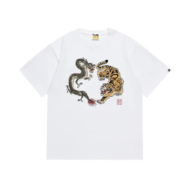 A Bathing Ape Dragon and Tiger Graphic T-Shirt 3