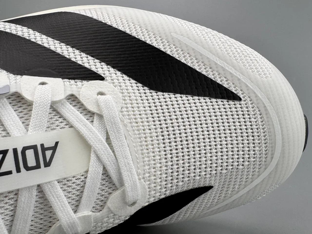 Adidas Adizero Boston 13 White Black Chaussures de course 3