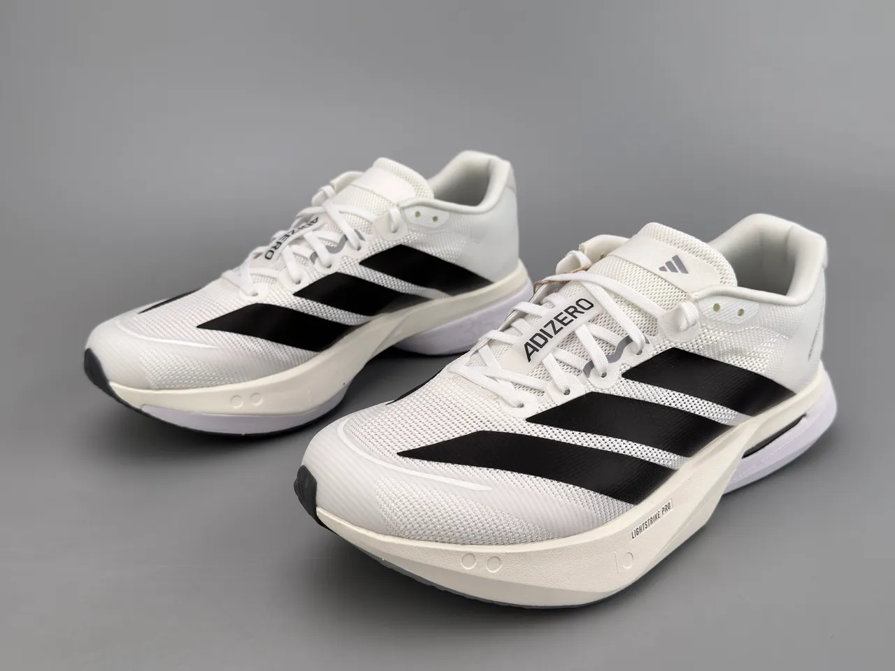 Adidas Adizero Boston 13 White Black Chaussures de course 6