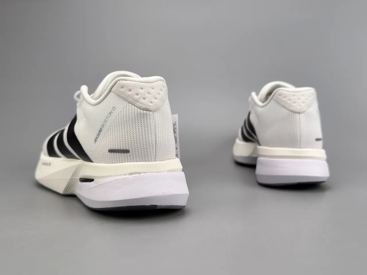 Adidas Adizero Boston 13 White Black Chaussures de course 7