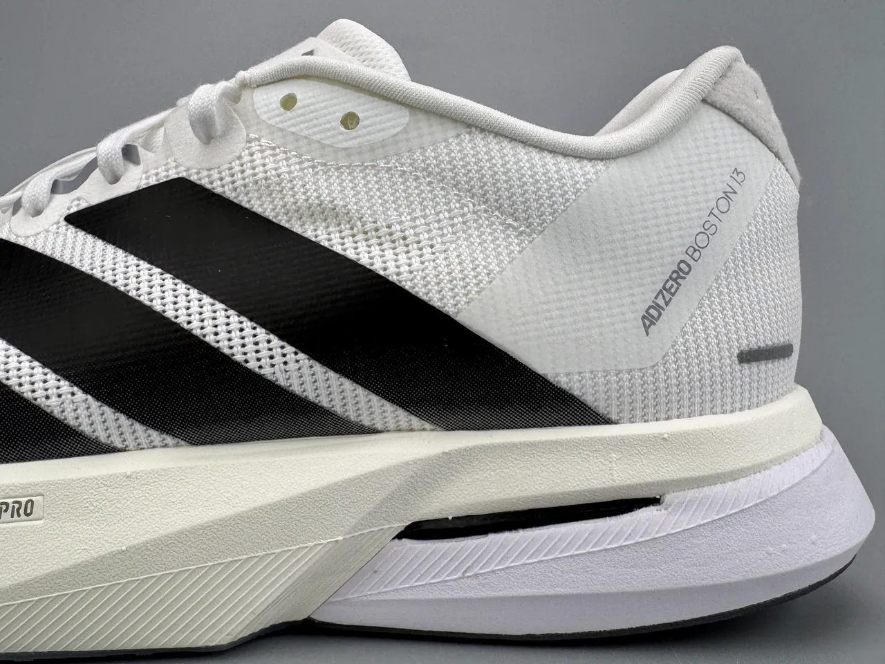 Adidas Adizero Boston 13 White Black Chaussures de course 8