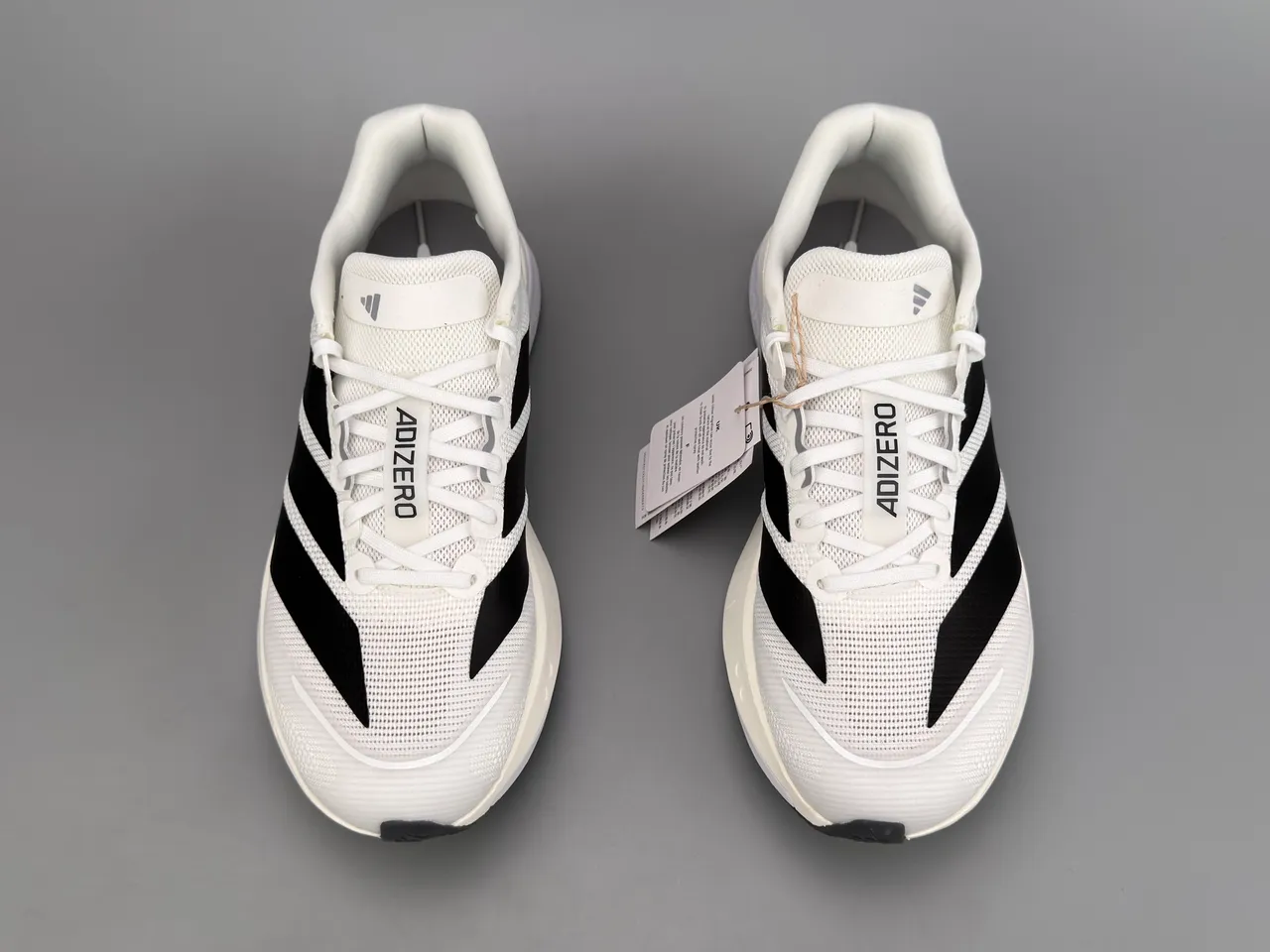 Adidas Adizero Boston 13 White Black Chaussures de course 10