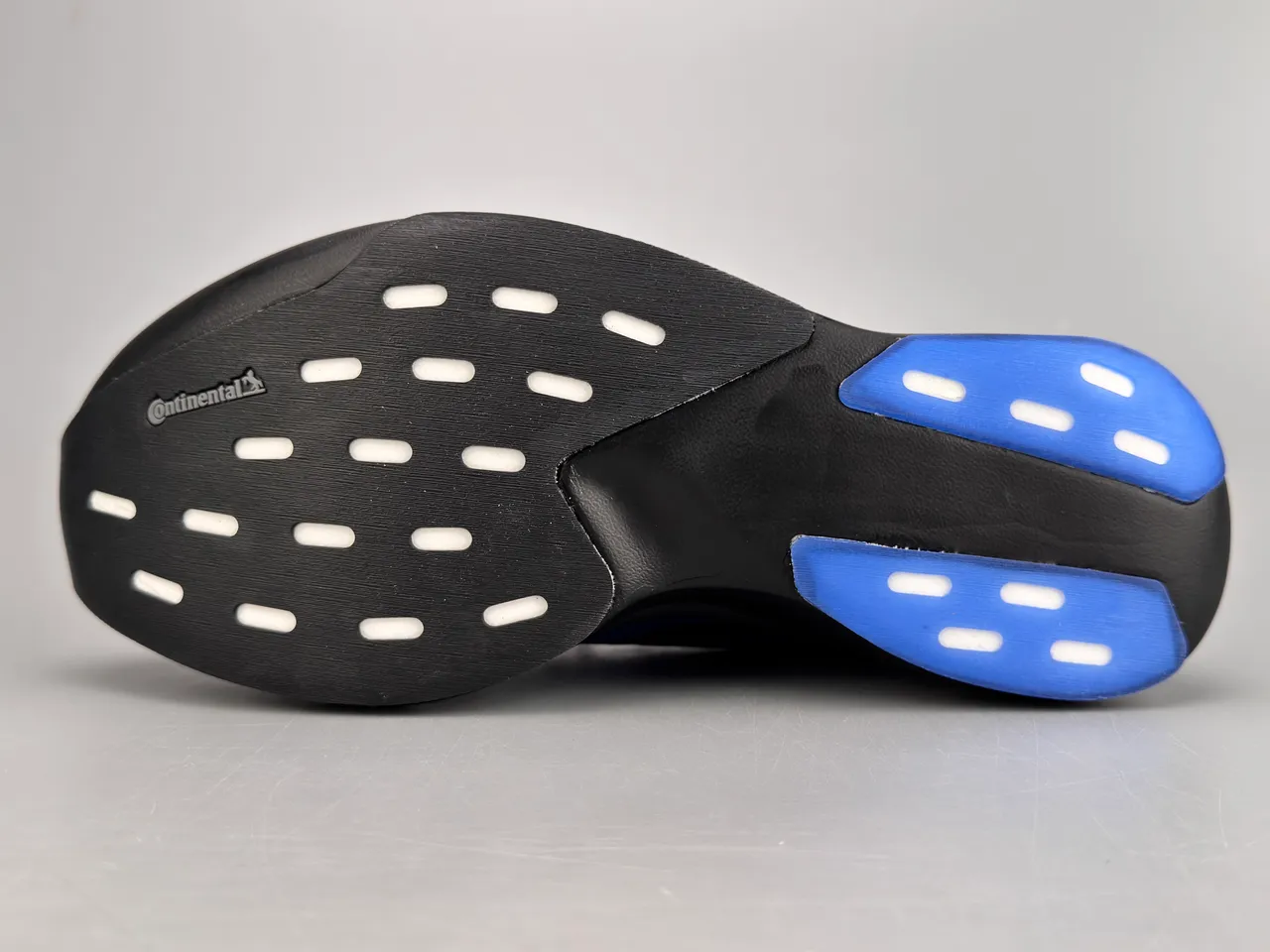 Adidas Adizero Evo.S chaussures de course noires et bleues 6