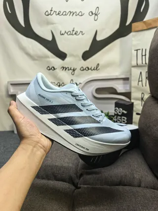 Adidas Adizero Evo SL 2 Light Blue Black Running Shoes 5