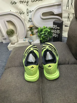 Adidas Adizero Evo SL Neon Lime Green Black Lifestyle Sneakers 8
