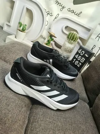 Adidas Adizero SL White Black Tênis de corrida 9