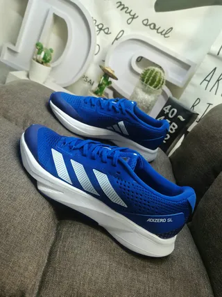 Adidas Adizero SL White Black Tênis de corrida 17