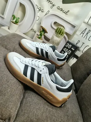Adidas Army Green Yellow Low-Top Suede-Leather Hybrid Lifestyle Sneakers 7