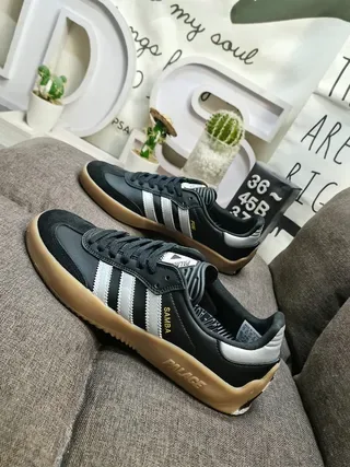 Adidas Army Green Yellow Low-Top Suede-Leather Hybrid Lifestyle Sneakers 17