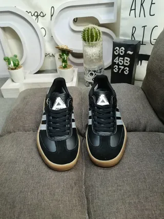 Adidas Army Green Yellow Low-Top Suede-Leather Hybrid Lifestyle Sneakers 20