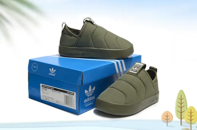 Adidas Beige Multicolor Slip-On Quilted Upper Lifestyle Sneakers 12
