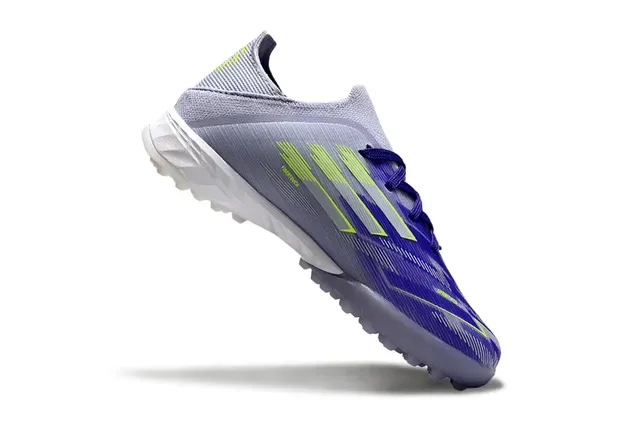 Adidas Bege Laranja Upper de Malha Com Três Listras Chuteiras de Futebol para Gramado Artificial 3