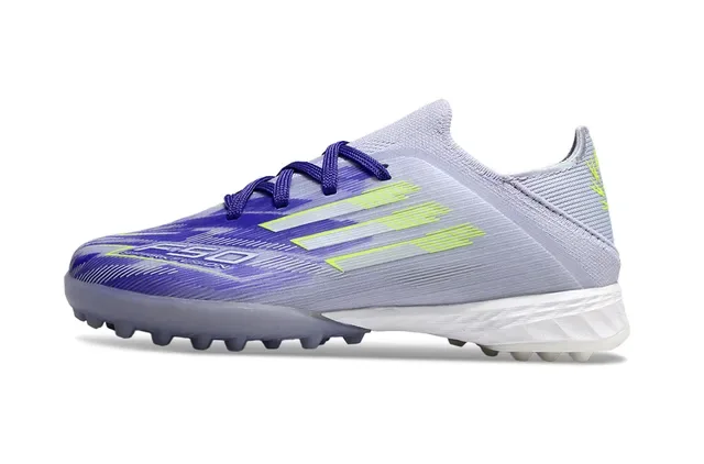 Adidas Bege Laranja Upper de Malha Com Três Listras Chuteiras de Futebol para Gramado Artificial 4