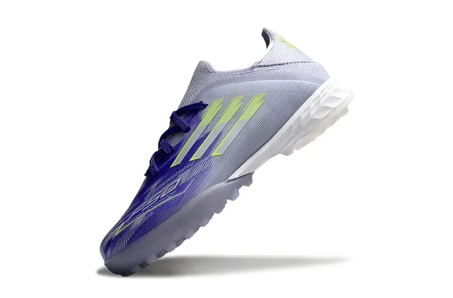 Adidas Bege Laranja Upper de Malha Com Três Listras Chuteiras de Futebol para Gramado Artificial 5