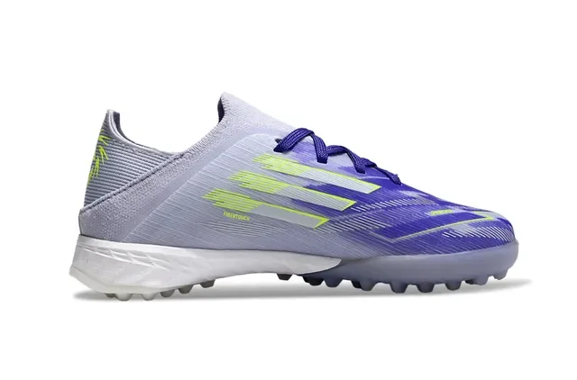 Adidas Bege Laranja Upper de Malha Com Três Listras Chuteiras de Futebol para Gramado Artificial 9