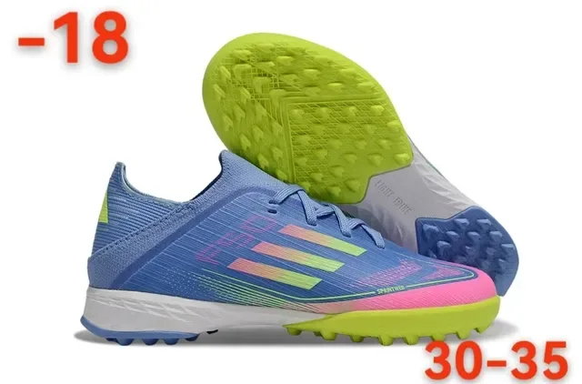 Adidas Bege Laranja Upper de Malha Com Três Listras Chuteiras de Futebol para Gramado Artificial 11