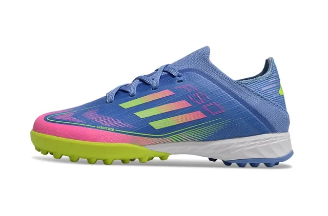 Adidas Bege Laranja Upper de Malha Com Três Listras Chuteiras de Futebol para Gramado Artificial 16