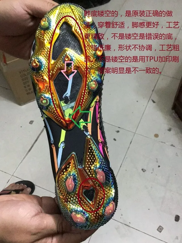 Adidas Negro Multicolor Alto Corte Ajuste Calcetín Parte Superior Asimétrico Cordones Jaula Suelo Firme Zapatos de Fútbol 9