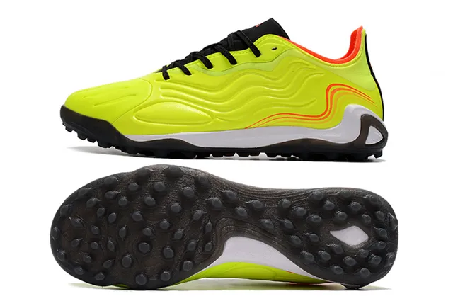 Adidas Noir Multicolore Bas Coupe Tige Synthétique Lacets Asymétriques Chaussures de Football Gazon 13