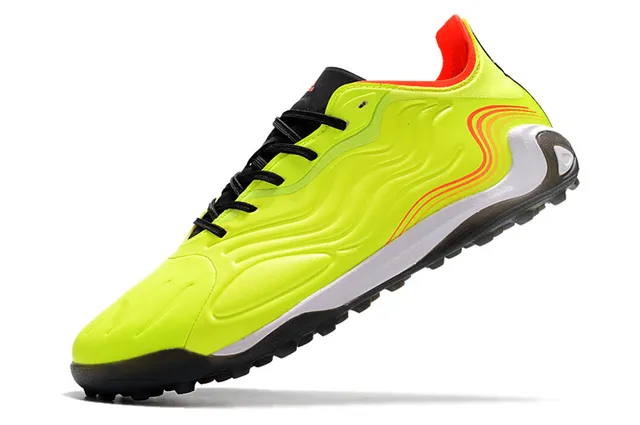 Adidas Noir Multicolore Bas Coupe Tige Synthétique Lacets Asymétriques Chaussures de Football Gazon 15