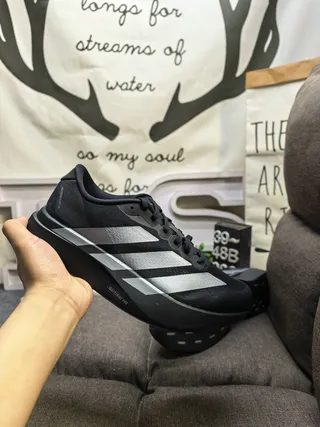 Adidas Black Silver Low-Top Platform Sole Lifestyle Sneakers 5
