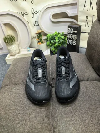 Adidas Black Silver Low-Top Platform Sole Lifestyle Sneakers 10