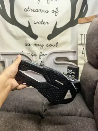 Adidas Black White Geometric Camo Print Chunky Sculpted Midsole Lifestyle Sneakers 4