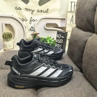 Adidas Black White Mesh And Synthetic Upper Silver Three-Stripe Overlay Lifestyle Sneakers