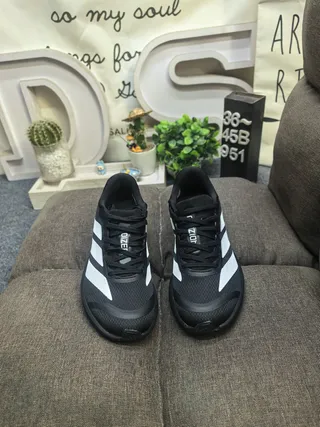 Adidas Black White Mesh Upper Three-Stripe Side Panel Lifestyle Sneakers 10
