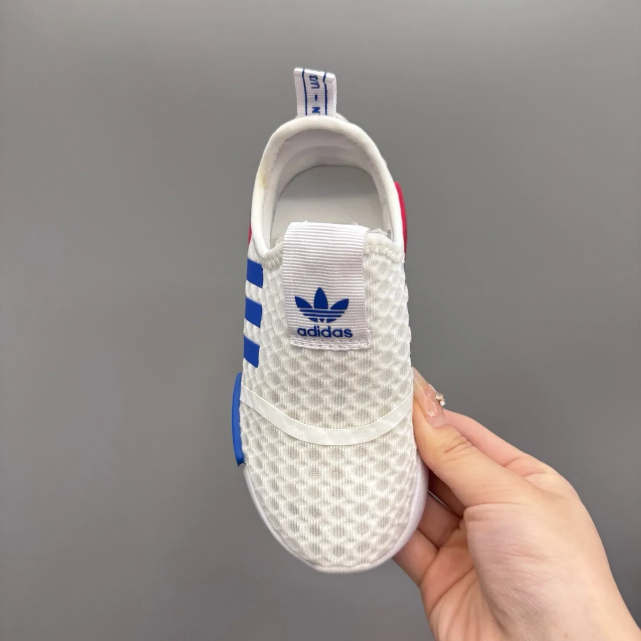 Adidas Black White Slip-On Mesh Upper Lifestyle Sneakers 17