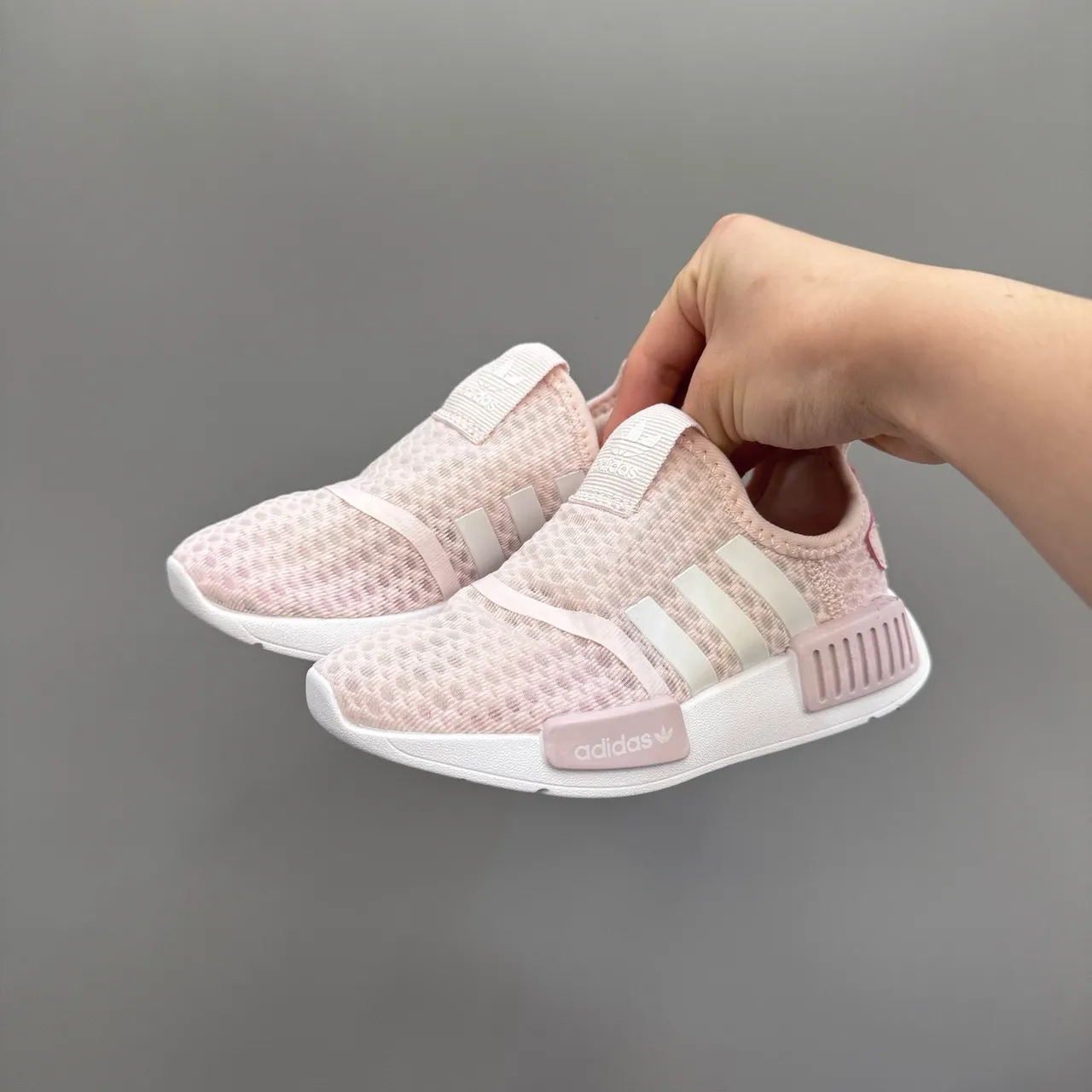 Adidas Black White Slip-On Mesh Upper Lifestyle Sneakers 21