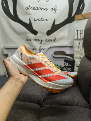Adidas Black Yellow Engineered Mesh Upper Collar Lining Running Shoes 5