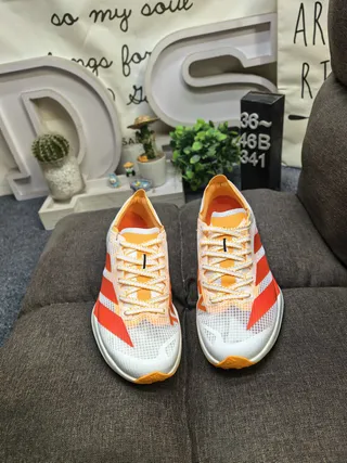 Adidas Black Yellow Engineered Mesh Upper Collar Lining Running Shoes 10