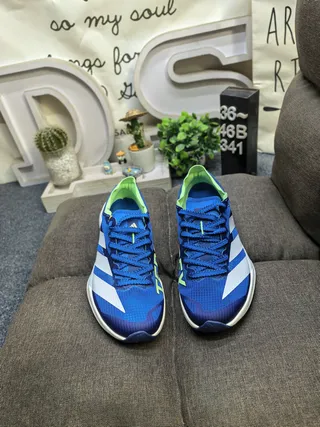 Adidas Black Yellow Engineered Mesh Upper Collar Lining Running Shoes 20