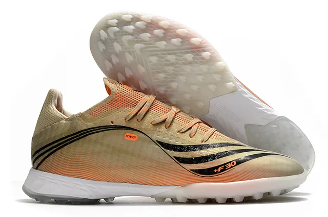 Adidas Azul Rosa Tênis de Futebol com Upper de Malha Leve Sistema de Cadarço Assimétrico Gramado Artificial 4