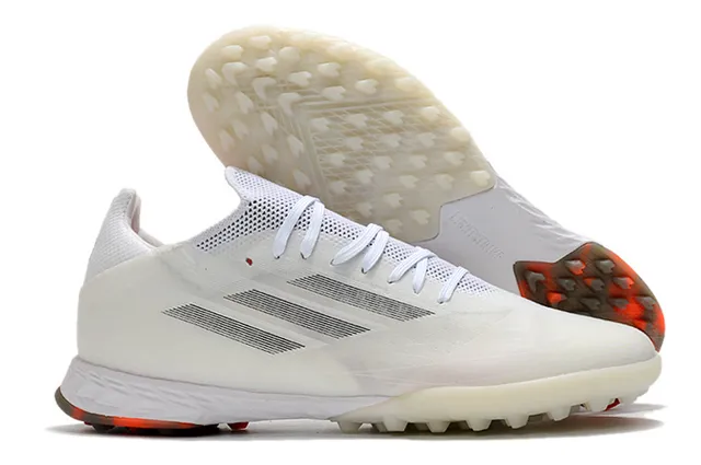 Adidas Azul Rosa Tênis de Futebol com Upper de Malha Leve Sistema de Cadarço Assimétrico Gramado Artificial 9