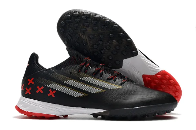Adidas Azul Rosa Tênis de Futebol com Upper de Malha Leve Sistema de Cadarço Assimétrico Gramado Artificial 11