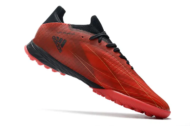 Adidas Azul Rosa Tênis de Futebol com Upper de Malha Leve Sistema de Cadarço Assimétrico Gramado Artificial 21
