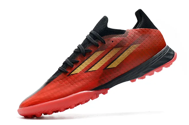 Adidas Azul Rosa Tênis de Futebol com Upper de Malha Leve Sistema de Cadarço Assimétrico Gramado Artificial 22