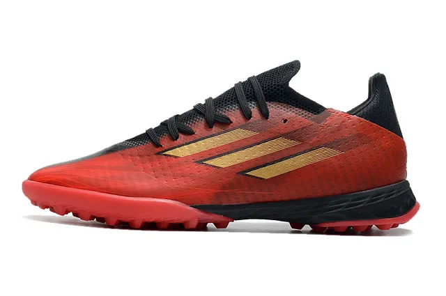 Adidas Azul Rosa Tênis de Futebol com Upper de Malha Leve Sistema de Cadarço Assimétrico Gramado Artificial 23