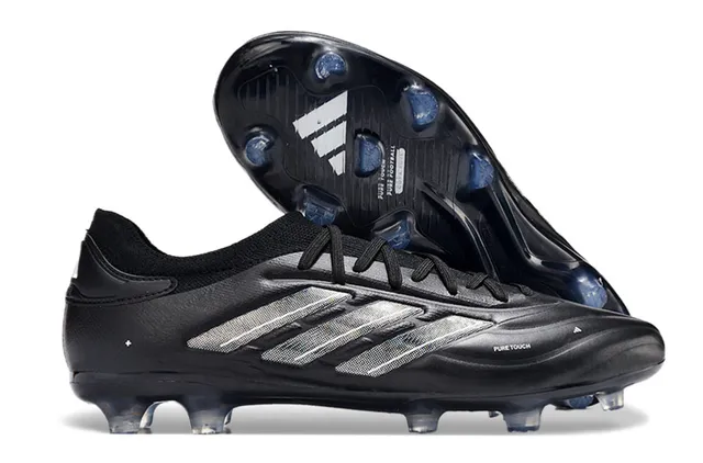 Adidas নীল সাদা নিম্ন কাট সক-ফিট কলার সিন্থেটিক লেদার আপার ফার্ম-গ্রাউন্ড ফুটবল জুতা 13