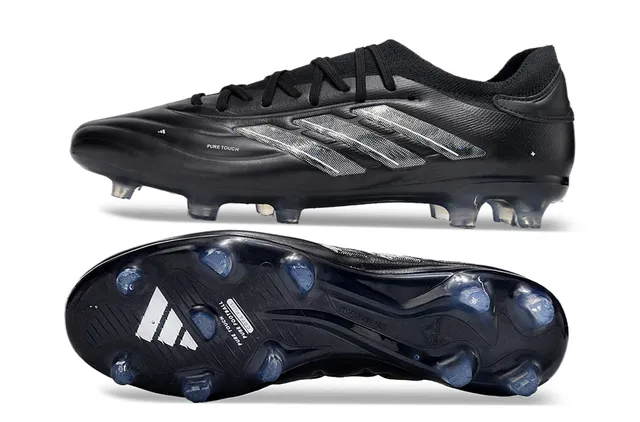 Adidas নীল সাদা নিম্ন কাট সক-ফিট কলার সিন্থেটিক লেদার আপার ফার্ম-গ্রাউন্ড ফুটবল জুতা 14