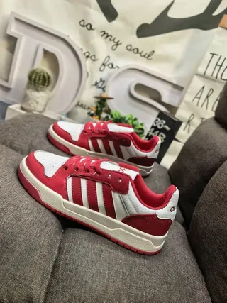 Adidas Blue White Low-Top Cupsole Lifestyle Sneakers 17