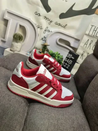 Adidas Blue White Low-Top Cupsole Lifestyle Sneakers 19