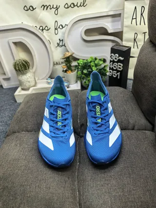 Adidas Blue White Low-Top Platform Sole Lifestyle Sneakers 10