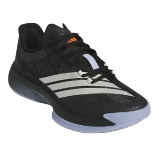 Adidas Court Silhouette काला चांदी नारंगी जीवनशैली स्निकर्स