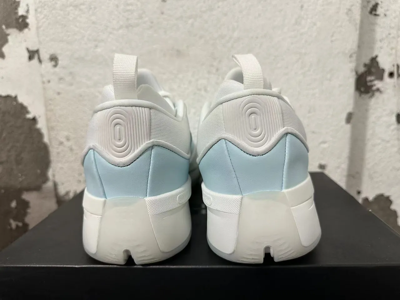 Adidas Dame 9 White Light Blue Yellow Basketball Shoes 3